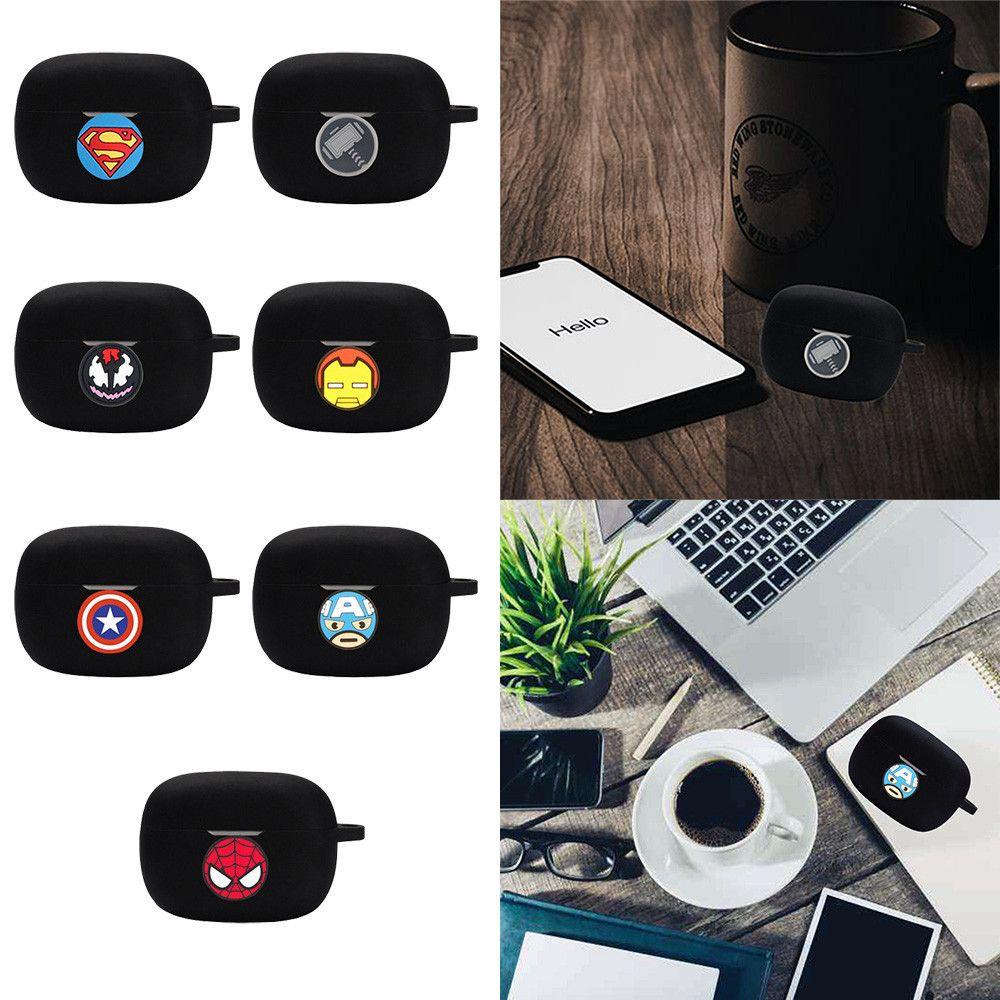 Ốp Lưng Bảo Vệ In Hình Người Nhện Cho JBL Wave 200TWS