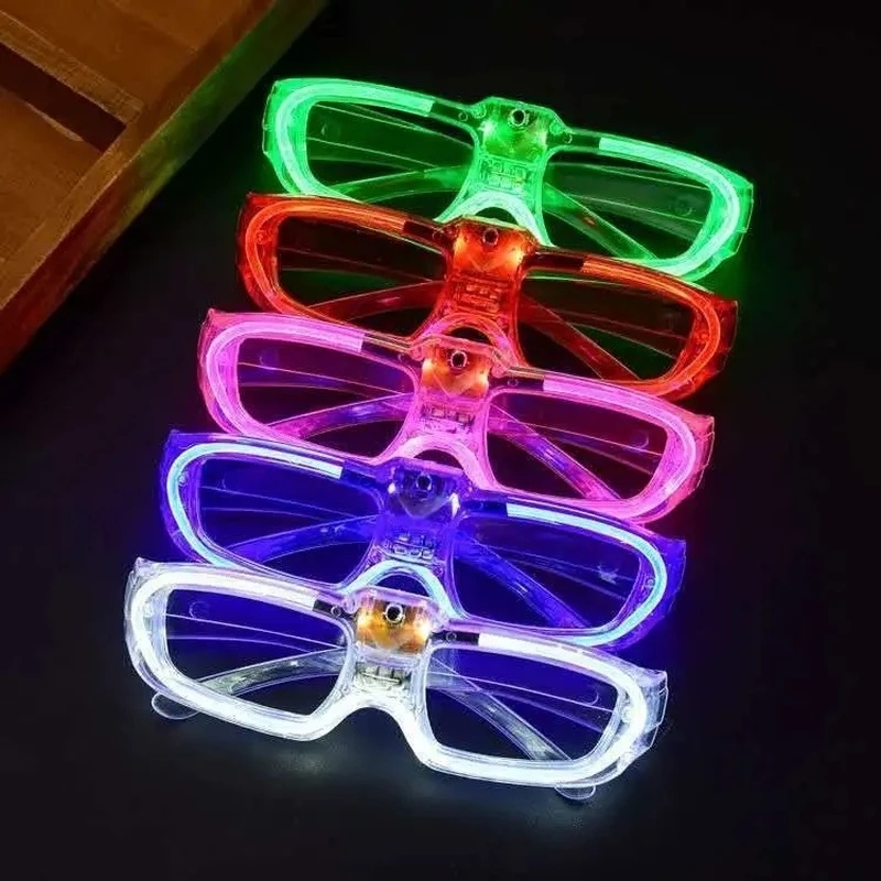 Mắt kính đèn LED làm đạo cụ chụp ảnh sinh nhật/ giáng sinh/ trang trí tiệc cho nam nữ màu ngẫu nhiên