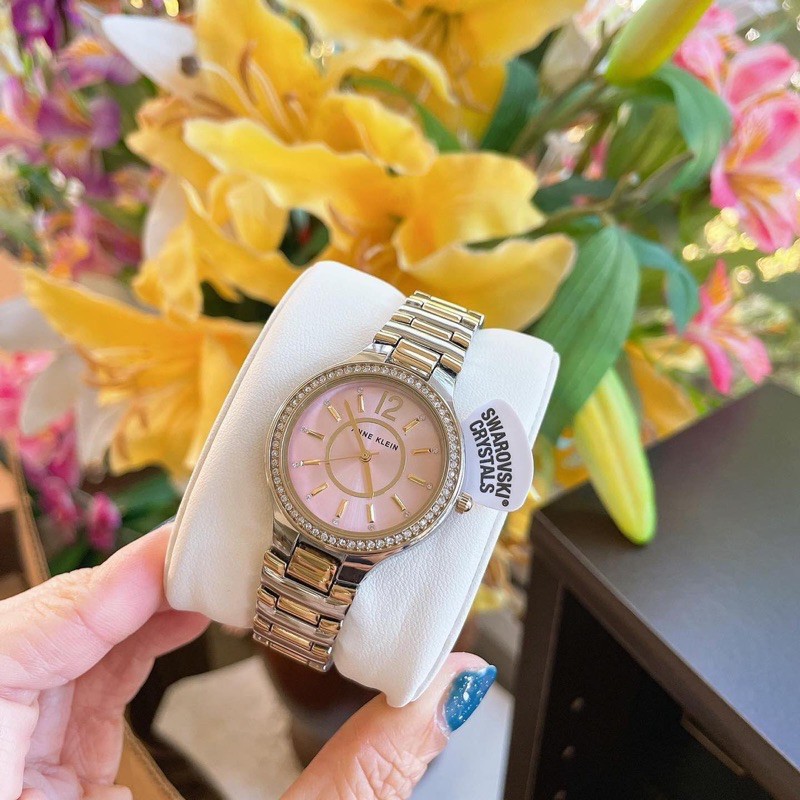 đồng hồ nữ Anne Klein pink