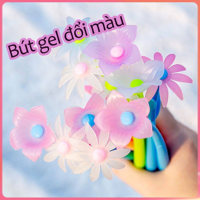 Bút mực gel thiết kế hình hoa xinh xắn