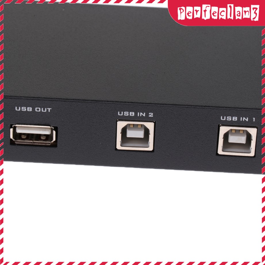 Bộ Chia 2 Cổng Usb 2.0 Kvm Cho Máy In, Máy Scan