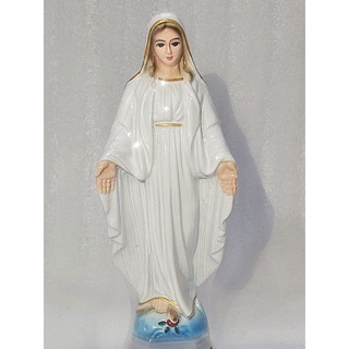 Tượng công giáo - Tượng Đức Mẹ Ban Ơn màu trắng 15cm