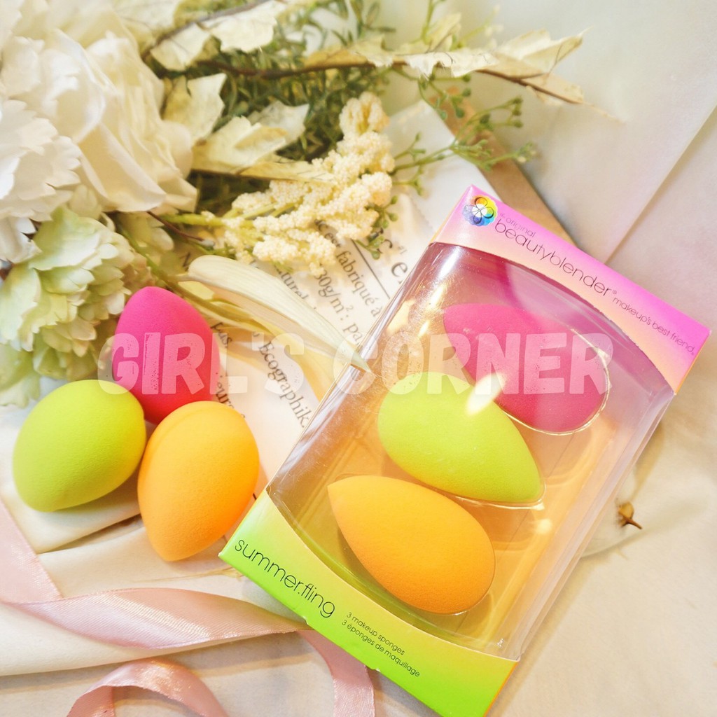 Set 3 Mút Đánh Nền Beauty Blender Summer.fling
