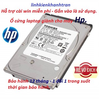 Ổ cứng HDD laptop 80gb 120gb 160gb 250gb 320gb 500gb giành cho máy laptop Hp - bảo hành 12 tháng.