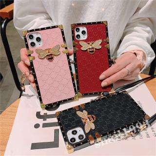 Ốp điện thoại mềm khổ vuông họa tiết chú ong thời trang cho Vivo V7 V7Plus V9 Y85 Y9 Y91i Y95 Y93 Y91C