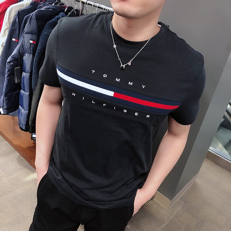 Áo thun cổ tròn Nhập khẩu Tommy  essential tShirt | BigBuy360 - bigbuy360.vn