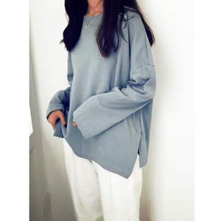Áo phông dài tay, tà xẻ style Hàn Quốc