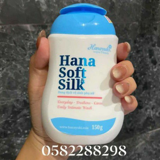 [GIÁ SỈ] Dung Dich Vệ Sinh Phụ Nữ Hana Soft &amp; Silk Hanayuki Cho Vùng Kín The Mát