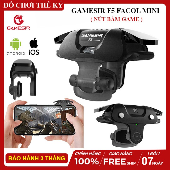 GameSir F5 Falcon mini | Nút bấm game tự động autotap cực khủng, siêu nhanh, siêu nhỏ gọn chơi game PUBG, Call of Duty