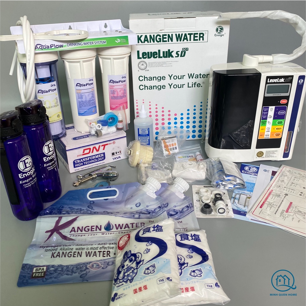Máy lọc nước điện giải ion kiềm Kangen Leveluk SD501 new 100%❤️kèm quà tặng❤️