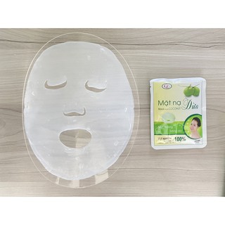 Mặt nạ dừa thiên nhiên chính hãng cửu long - hộp 7 miếng - dành cho mọi loại da