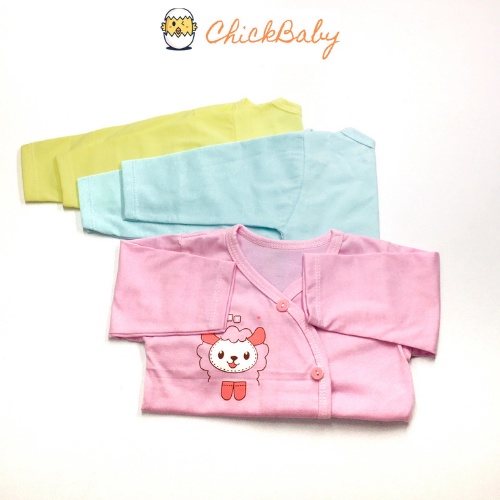 Áo Sơ Sinh Tay Dài/Tay Ngắn bé trai bé gái Size sơ sinh đến 9kg - ChickBabyShop