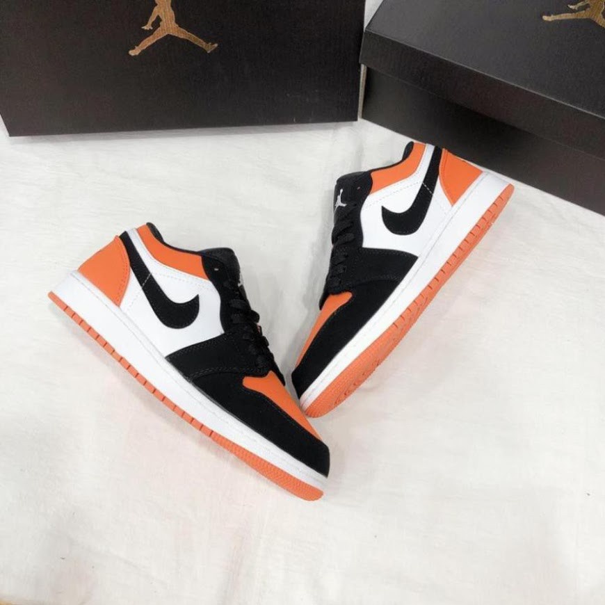 [ Full Box + Bill ] Giày Jordan Cổ Thấp Nam Nữ, Giày Sneaker JD1 Cam Đen Cổ Thấp Thời Trang Cao Cấp Hottrend 2022 | WebRaoVat - webraovat.net.vn