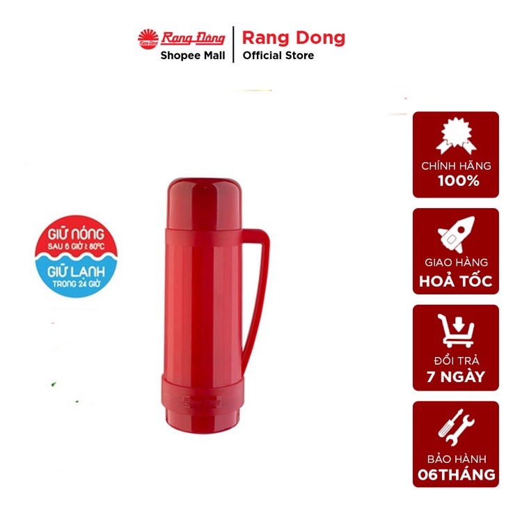 Phích Giữ nhiệt 0,5L Vỏ nhựa RẠNG ĐÔNG