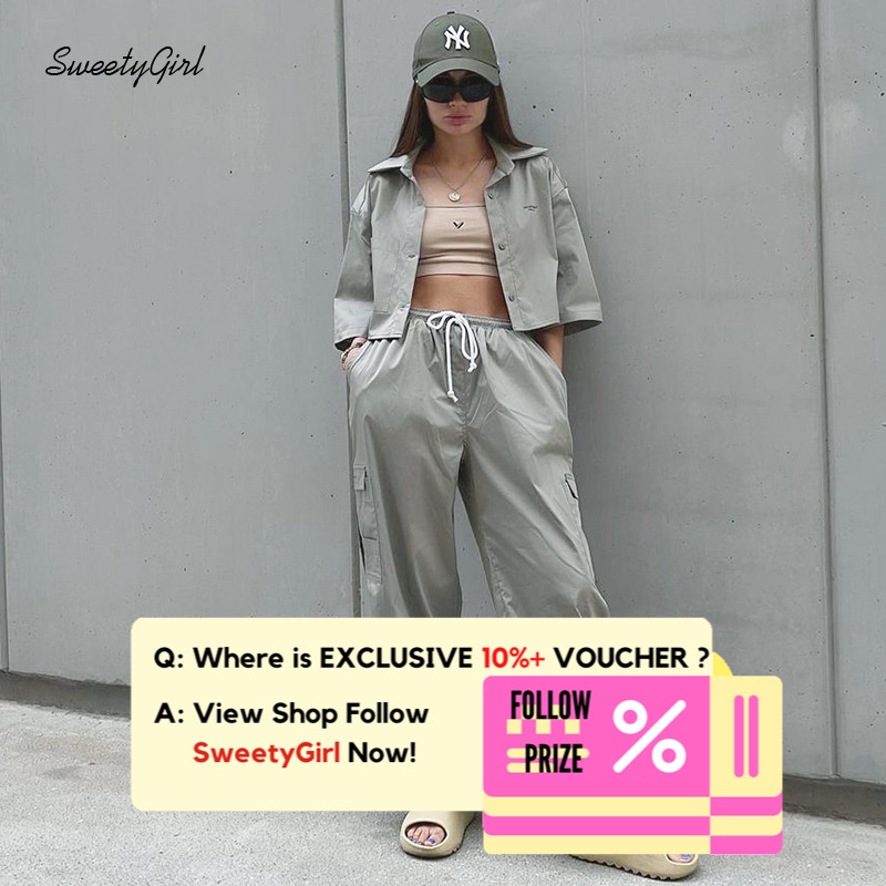 Quần Dài Lưng Cao Màu Trơn Dáng Rộng Thời Trang 2022 Cho Nữ