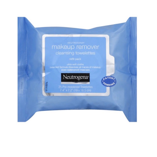 [Hàng lỗi sale nửa giá kho] Khăn giấy tẩy trang Neutrogene 25miếng