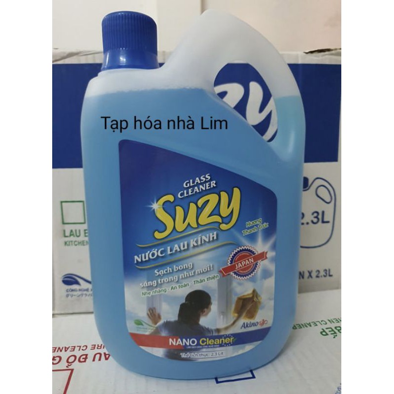 Nước lau kính SUZY 4L - thành phần HỮU CƠ, chất lượng NHẬT BẢN