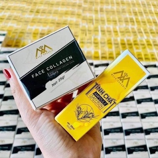 Combo kem và serum face cá hồi meea organic