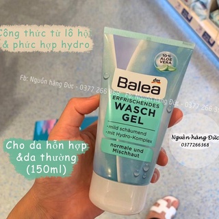 Sữa rửa mặt BALEA Đức chiết xuất từ lô hội