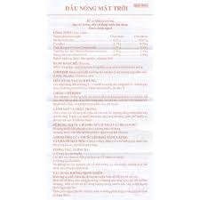 Dầu nóng mặt trời OPC 60ml DAU NONG MAT TROI
