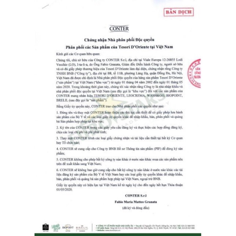 Sữa tắm nước hoa Tesori d’Oriente chai nâu hương sen | BigBuy360 - bigbuy360.vn