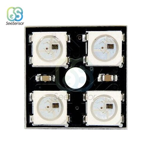 BITS Vòng Đèn Led Tròn Rgb 1 3 4 7 8 12 16 24 Bit Leds Ws2812 5050 Rgb | BigBuy360 - bigbuy360.vn