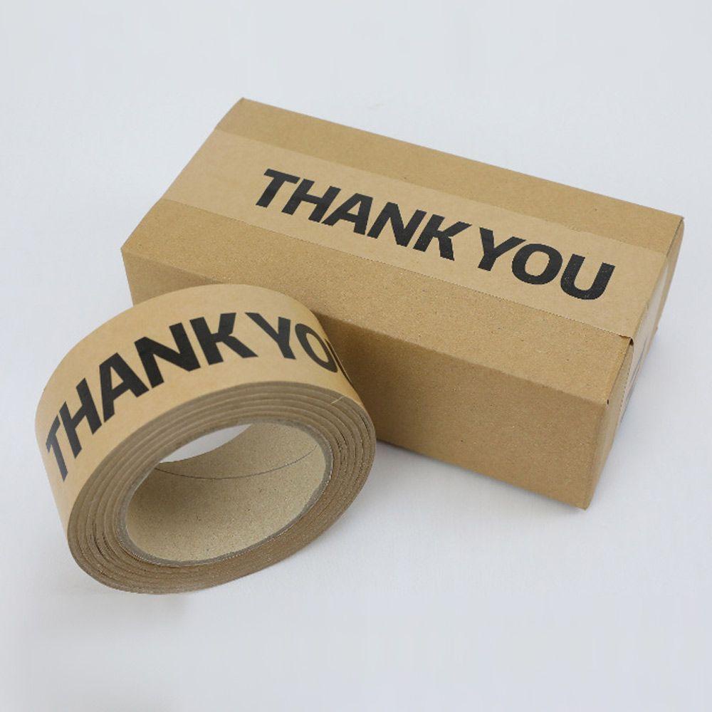 Cuộn Băng Keo Giấy In Chữ Thank You