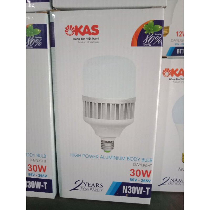 BÓNG ĐÈN LED OKAS 30W-50W ÁNH SÁNG TRẮNG