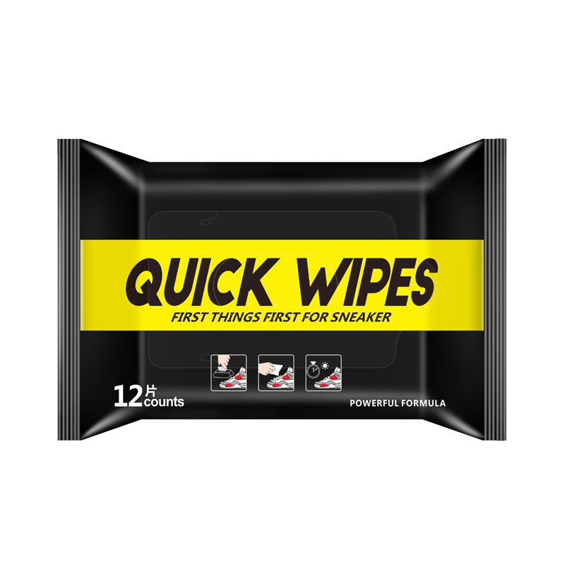 Khăn Giấy Vệ Sinh Giày Sneaker Quick Wipes Cao Cấp, Khăn Ướt Lau Giày Thần Thánh Thế Hệ Mới