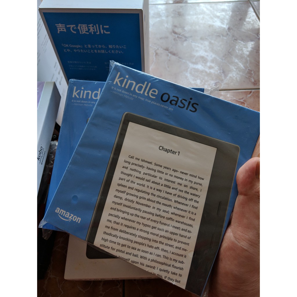 Máy đọc sách Amazon Kindle Oasis 2 (9th) 32gb new nguyên seal