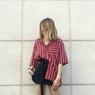 Áo sơmi kẻ Hot 2018