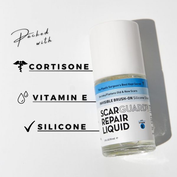 Scarguard - Gel Sẹo lồi, sẹo sau phẫu thuật, sẹo cũ lâu năm Scarguard Repair Liquid 15ml hàng Mỹ Leland