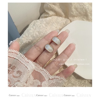 Bông Tai Đính Đá Opal Tinh Tế