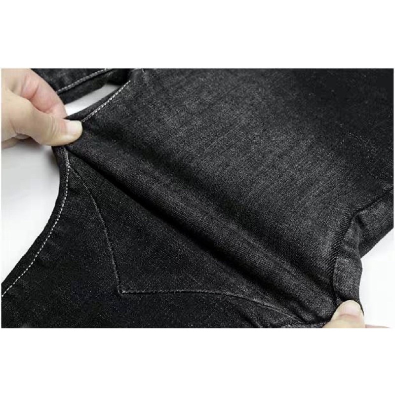 Quần bò Jogger Basic - Lót lông + co giãn cho bé