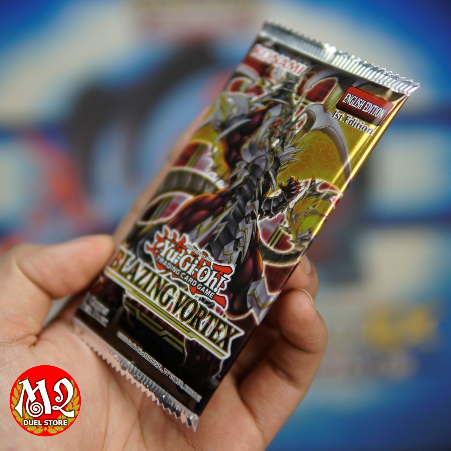 Gói thẻ bài yugioh Blazing Vortex Booster Pack - Nhập khẩu từ Anh Quốc UK - Chọn 01 pack hoặc 03 packs