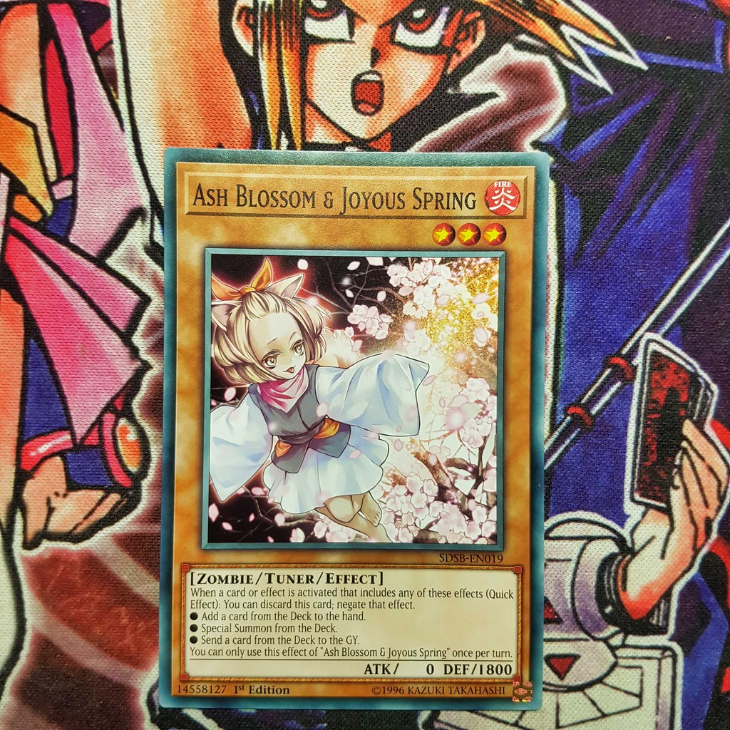 Thẻ bài Yugioh chính hãng | Ash Blossom & Joyous Spring | SDSB Common