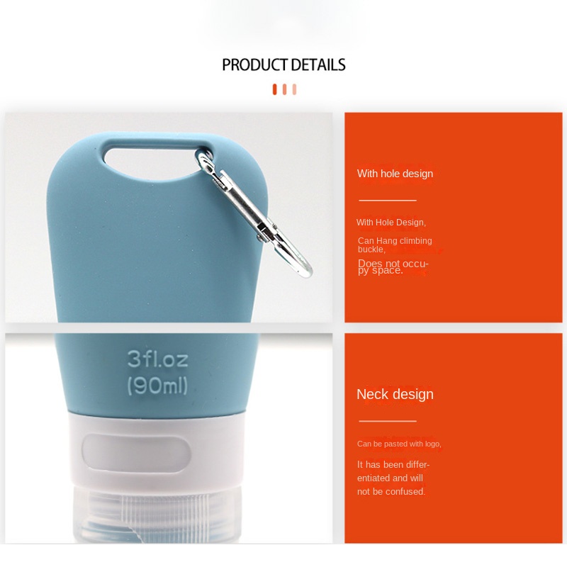 Chai Silicone Đựng Dầu Gội/Sữa Tắm/Xà Phòng Tiện Dụng