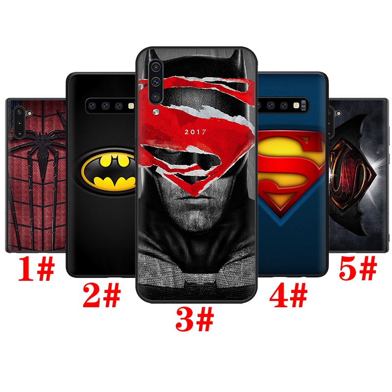 Soft Case Samsung S7 Edge S8+ S9+ S10+ Lite Plus S10E PhoneCase Casing XA183 Super Hero Spider Man And Captain America Silicone TPU Cover