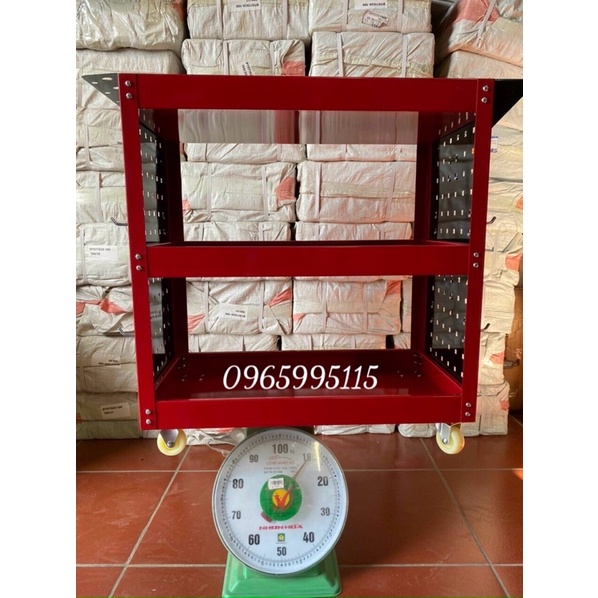 Giá đựng đồ nghề 3 tầng thiết kế móc treo 2 bên