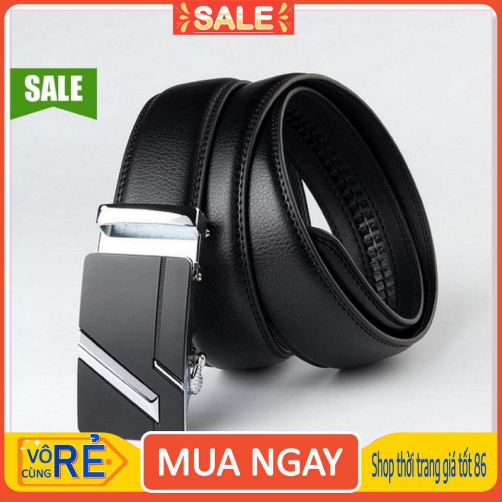Thắt Lưng Nam, Dây Nịt Nam, Thắt Lưng Thời Trang Công Sở Khóa Tự Động Chất Liệu Da Cao Cấp Sang Trọng ☯️