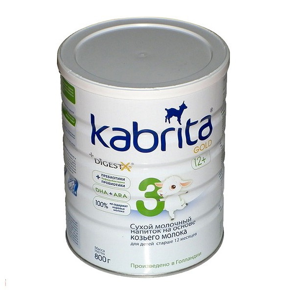 [Hàng xách tay Nga] Sữa dê Kabrita 800gram số 1,2,3