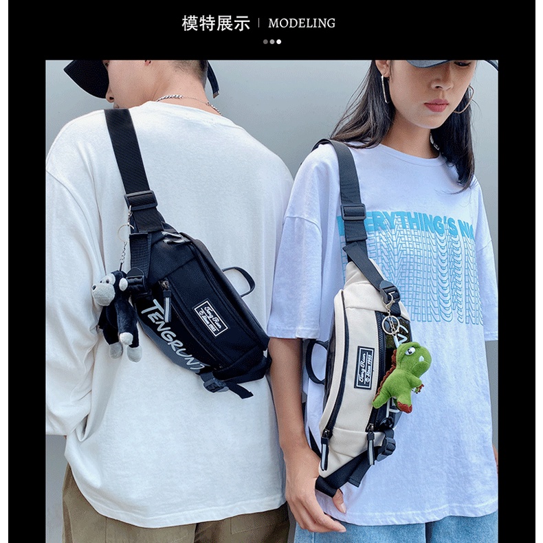 Túi đeo trước ngực phong cách Hàn Quốc thời trang cá tính