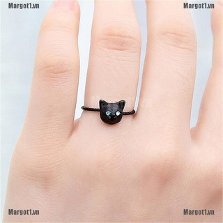 1 Nhẫn Hình Mèo Đính Đá Thời Trang