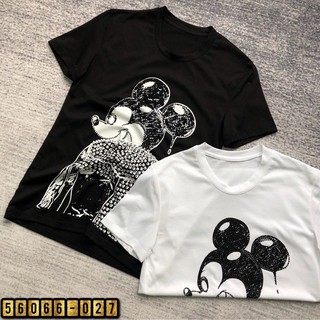 ÁO PHÔNG NAM MICKY ĐÍNH ĐÁ CAO CẤP- ÁO THUN NAM NỮ 2020.