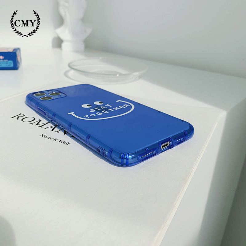 Ốp điện thoại in mặt cười màu dạ quang cho iPhone11/11Pro 11pro Max X XR XS XS MAX 7 8 plus SE | BigBuy360 - bigbuy360.vn