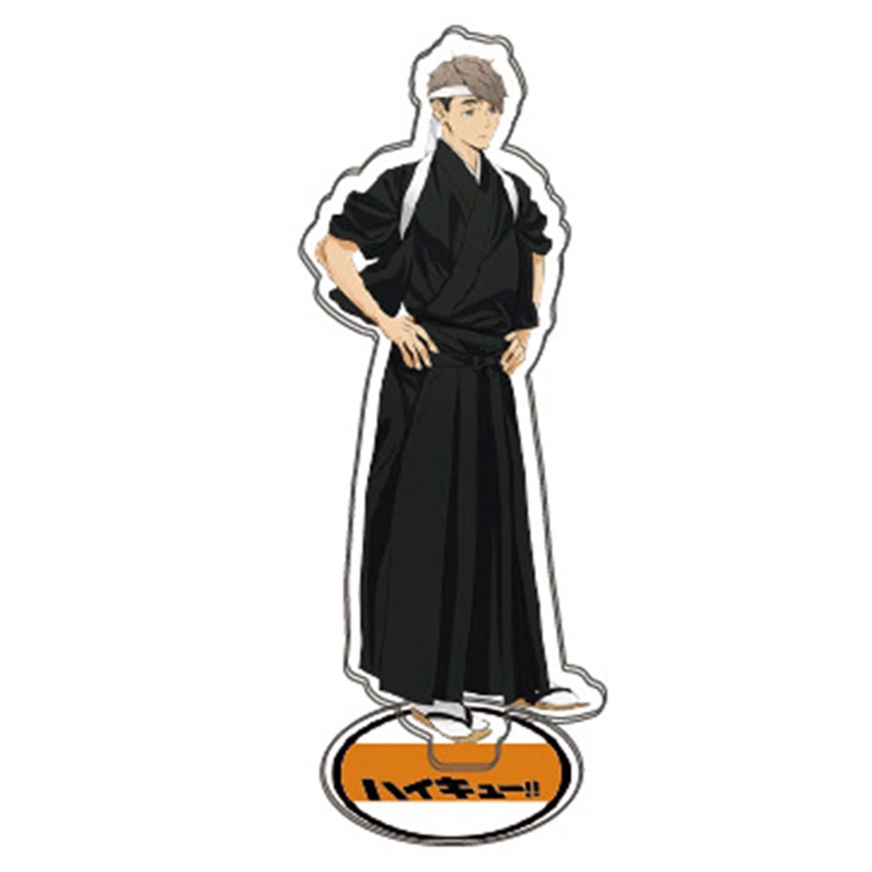 Mô hình nhân vật Anime Haikyuu dáng đứng bằng acrylic để bàn trang trí