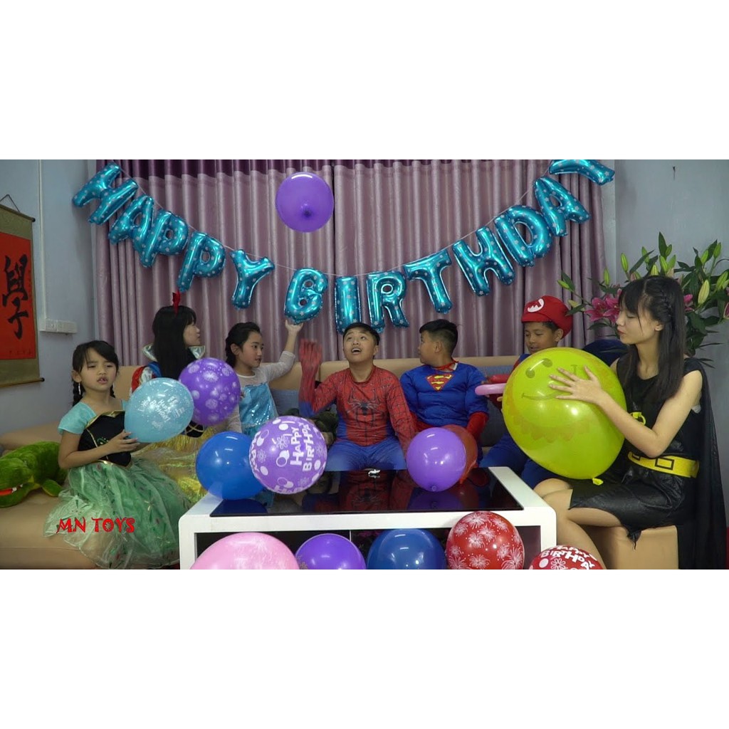 Bộ bóng sinh nhật happy birthday