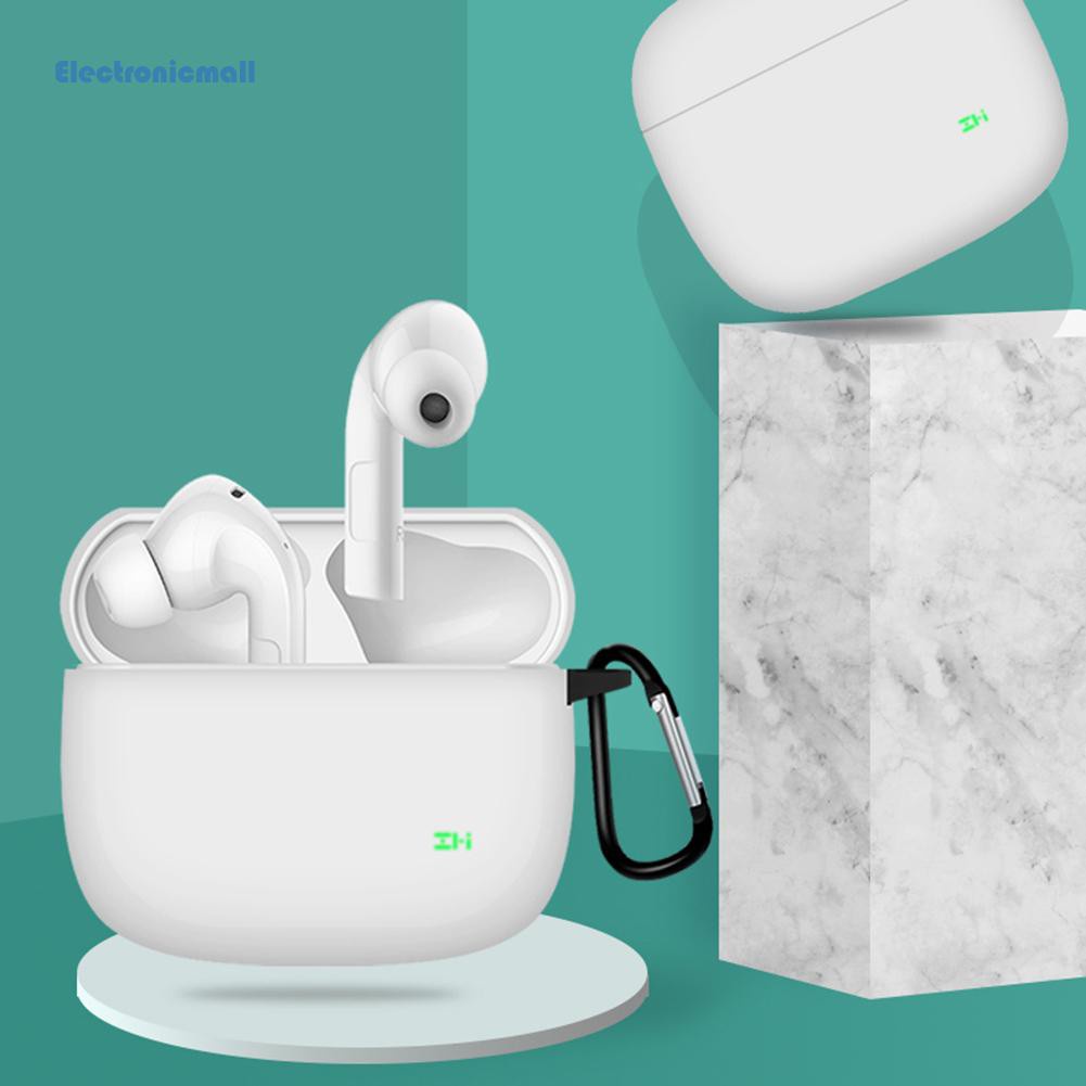 Vỏ Bảo Vệ Hộp Sạc Tai Nghe Zmi Purpods Pro Bằng Silicon Kèm Móc Khóa Tiện Dụng Ốp