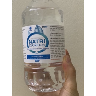 Chai nước muối sinh lý nacl 0,9%