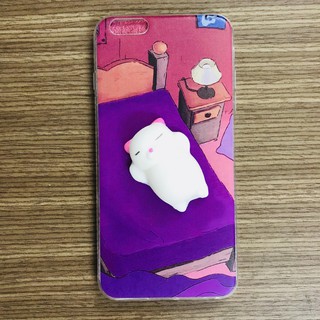 Ôp lưng Iphone Mochi nằm ngủ tím